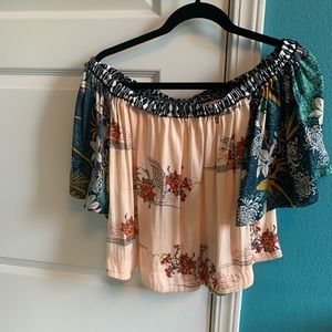 Free people off the shoulder top